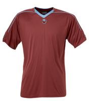 uhlsport stream ii ss shirt maroon