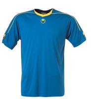 uhlsport stream ii ss shirt blue yellow