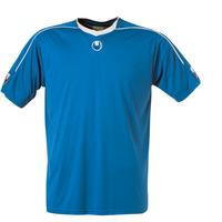 uhlsport stream ii ss shirt blue white