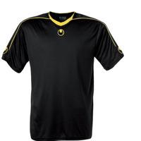 uhlsport stream ii ss shirt black yellow