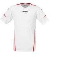 uhlsport team ss shirt white red