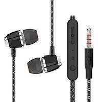 UiiSii U4 In-Ear Earbuds Earphones with Stereo Sound Noise-isolating Mic Control for Smartphone