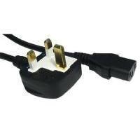 UK Mains to IEC (C13) Lead (5 AMP Kettle Lead) 3M