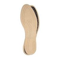 Uk4 Unisex Shoe-string Leather Embossed Deo Insoles