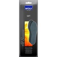 uk5 eu38 woly unisex soft insoles