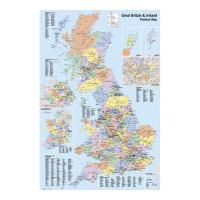 UK Map Political - Maxi Poster - 61 x 91.5cm