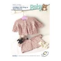 UKHKA Baby Cardigan Knitting Pattern No 43