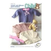 UKHKA Baby Sweater Knitting Pattern No 45