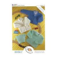 ukhka baby sweater cardigan hat knitting pattern no 5