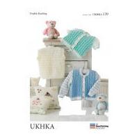 UKHKA Baby Cardigans & Waistcoats Knitting Pattern No 139 DK