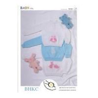 UKHKA Baby Sweater Knitting Pattern No 25