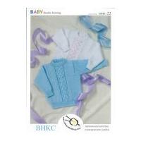 UKHKA Baby Sweater Knitting Pattern No 22