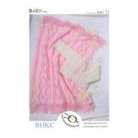 UKHKA Baby Cardigan & Blanket Knitting Pattern No 23