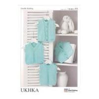 UKHKA Baby Waistcoats & Slipovers Knitting Pattern No 95 DK
