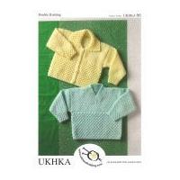 ukhka baby cardigan sweater knitting pattern no 66 dk