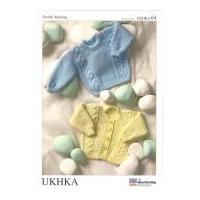 ukhka baby cardigan sweater knitting pattern no 64 dk