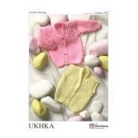 UKHKA Baby Cardigan & Sweater Vest Knitting Pattern No 62 DK