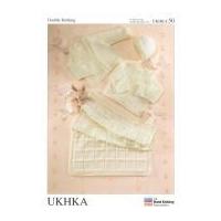 ukhka baby blanket cardigans hat knitting pattern no 50 dk