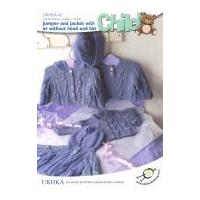 UKHKA Baby Jackets & Sweaters Knitting Pattern No 42 DK