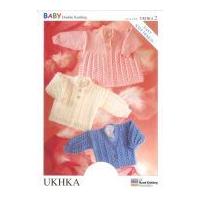 UKHKA Baby Cardigan & Matinee Coat Knitting Pattern No 2 DK