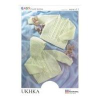 UKHKA Baby Sweater & Jacket Knitting Pattern No 11 DK