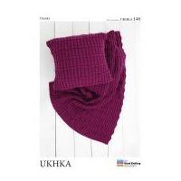 UKHKA Home Throw & Cushion Knitting Pattern No 146 Chunky