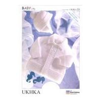 ukhka baby matinee coat hat knitting pattern no 18 4 ply