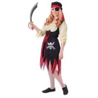 Uk 6-10 Teenage Girls Pirate Costume