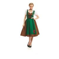 Uk 20-22 Ladies Traditional Bavarian Girl Costume