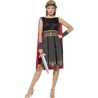 uk 16 18 black ladies roman gladiator costume