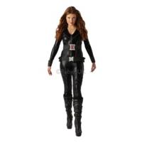 Uk 12-14 Ladies Black Widow Costume