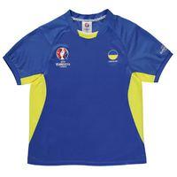 ukraine uefa euro 2016 poly training tee royal kids