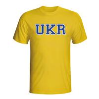 ukraine country iso t shirt yellow