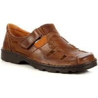 ukbut skrzane owe aurowe 929 mens sandals in brown