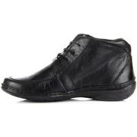 ?ukbut Skórzane P?askie Czarne Ocieplane 675 women\'s Low Ankle Boots in black