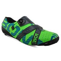 Uk 40 Lime & Charcoal Bont Riot Road+ 2017 Cycling Shoes