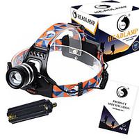U`King Headlamp Straps LED 3000LM Lumens 3 Mode Cree XM-L T6 18650 Adjustable Focus Rechargeable Compact Size High Power