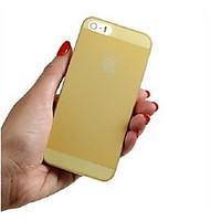 Ultrathin Transparent Silicone Back Case for iPhone 5/5S (Assorted Color)