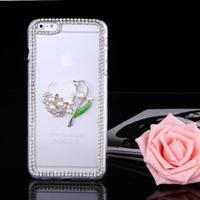 Ultrathin Lightweight Plastic Fashion Bling Bumper Shell Case Protective Back Cover for iPhone 6 Plus