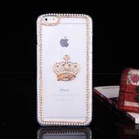 Ultrathin Lightweight Plastic Fashion Bling Bumper Shell Case Protective Back Cover for iPhone 6 Plus