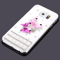 Ultrathin Lightweight Plastic Fashion Bling Bumper Shell Case Protective Back Cover for Samsung Galaxy S6