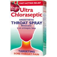 ultra chloraseptic anaesthetic throat spray cherry 15ml