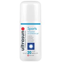 Ultrasun Sports Formula Transparent Sun Protection Gel SPF20 125ml