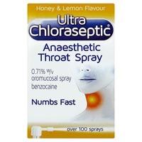 Ultra Chloraseptic Anaesthetic Throat Spray Honey & Lemon