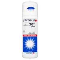 Ultrasun Professional Protection 20SPF Clear Gel Formula - 200ml