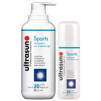 ultrasun sports spf20 400ml 125ml duo