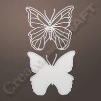 Ultimate Crafts L\'aquarelle Die - Widespread Butterfly 2pc 400365