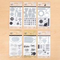 Ultimate Art-C Stamp and Die Collection - Contains 6 Set Of Dies and Stamps 375576