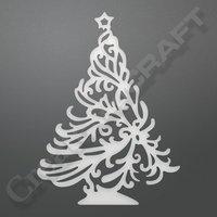 Ultimate Crafts Let Every Day Be Christmas - Holly Tree Decorative Die 407394