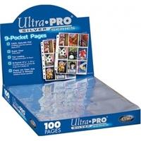 Ultra Pro Silver Series 9 Pocket Trading Card Pages Box 100
